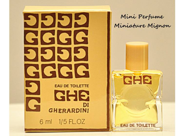 Gherardini Ghe Di Eau De Toilette Edt 6 Ml Miniatur Splash Non Spray Damenparfüm Sehr Selten Vintage 70Er Jahre von Etsy - YourVintagePerfume