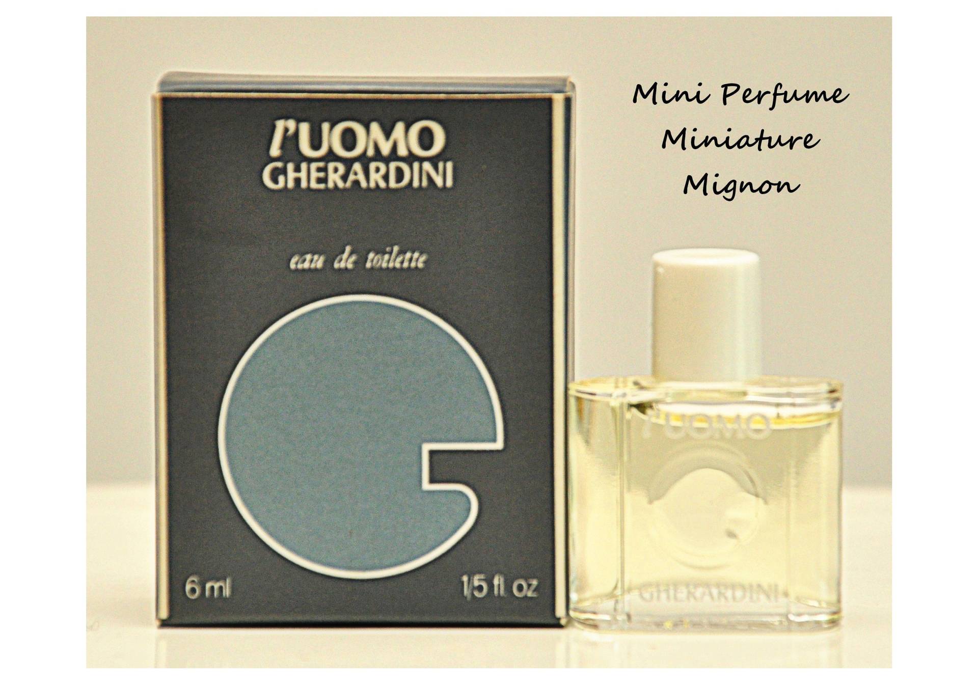 Gherardini L'uomo Di Eau De Toilette Edt 6Ml Miniatur Splash Non Spray Herren Parfüm Sehr Selten Vintage 1993 von Etsy - YourVintagePerfume