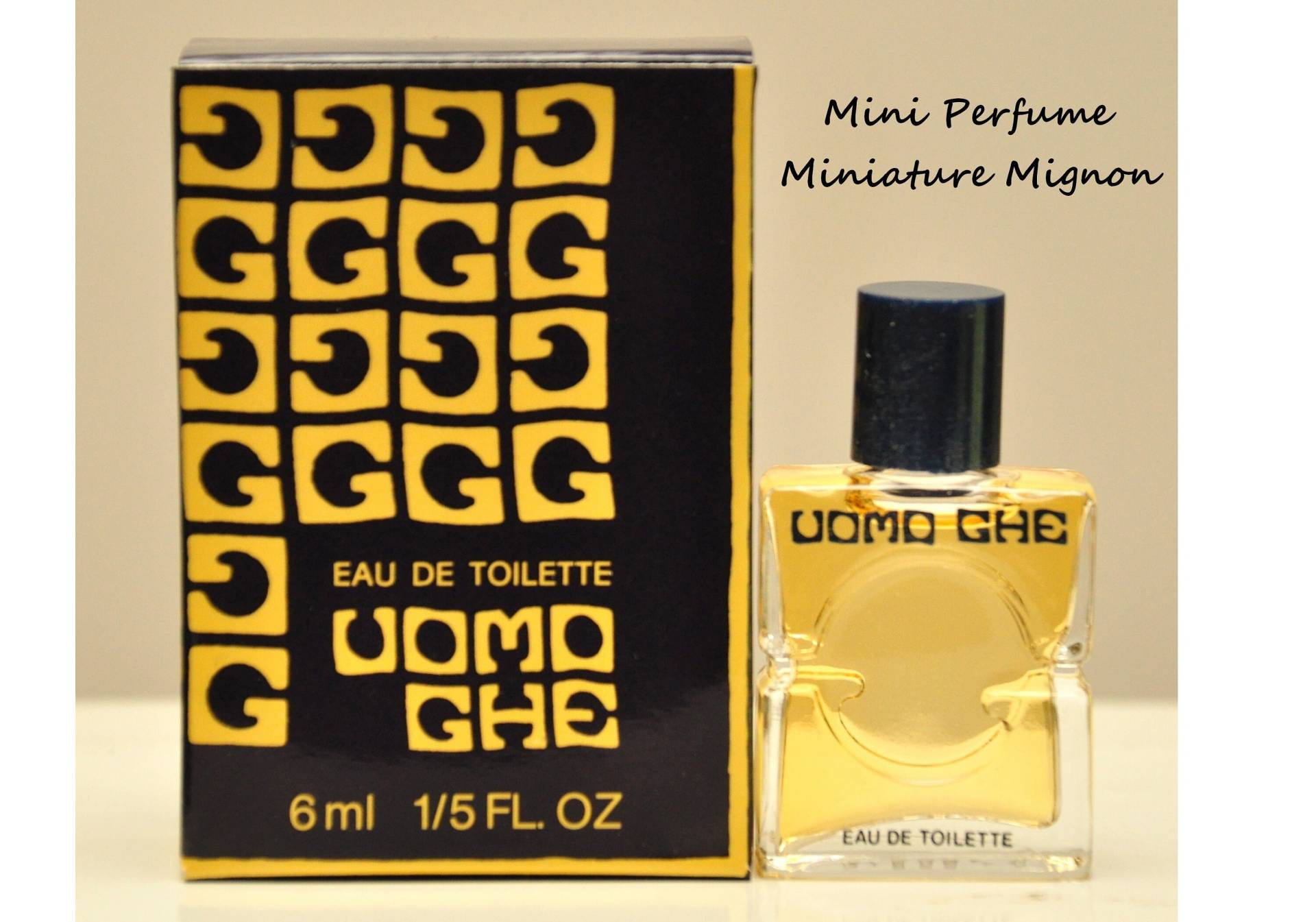 Gherardini Uomo Ghe Eau De Toilette Edt 6Ml Miniatur Splash Non Spray Herren Parfüm Sehr Selten Vintage 1973 von Etsy - YourVintagePerfume