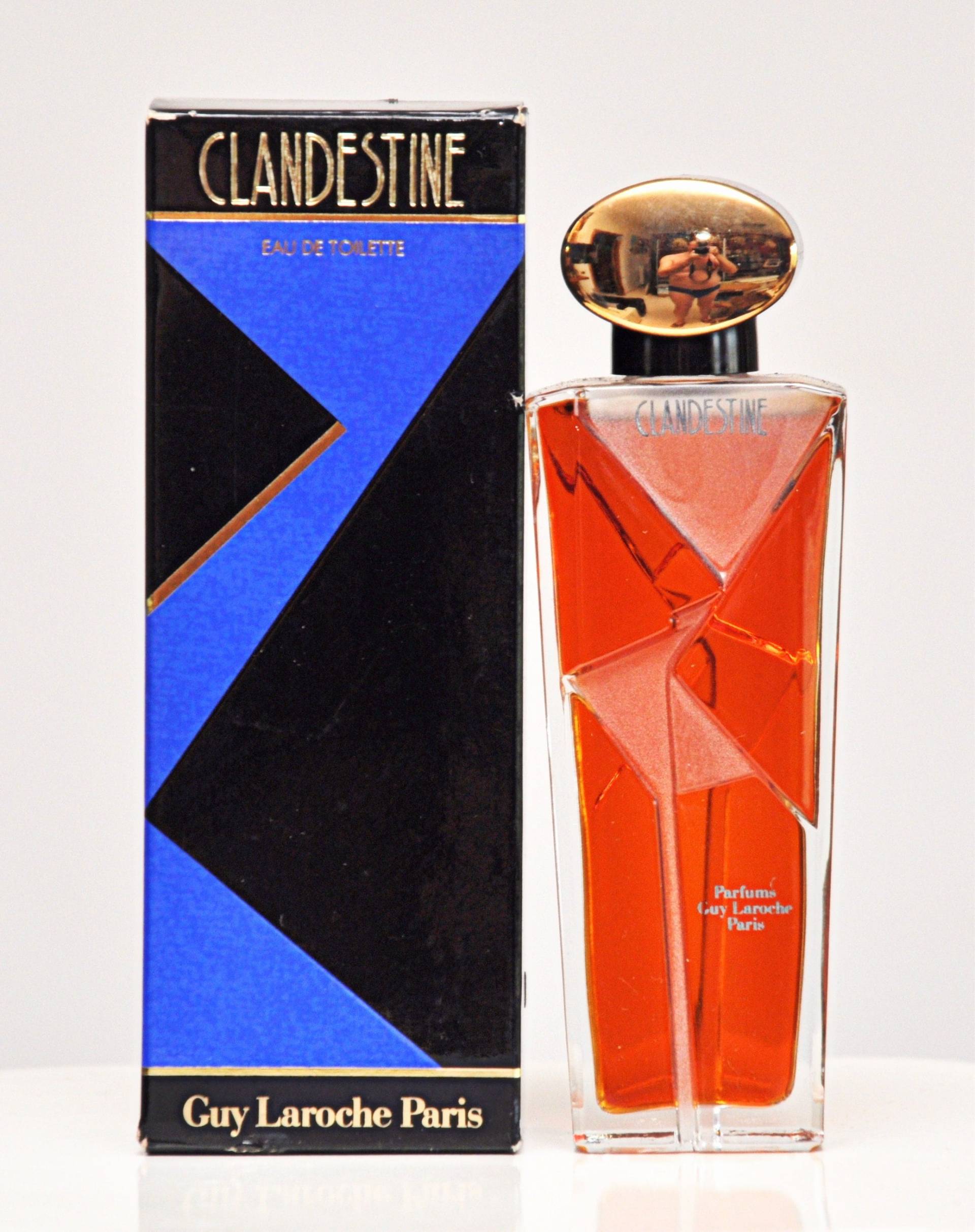 Guy Laroche Clandestine Eau De Toilette Edt 50 Ml Splash Non Spray Sehr Seltenes Vintage-Parfüm Für Frauen 1986 von Etsy - YourVintagePerfume