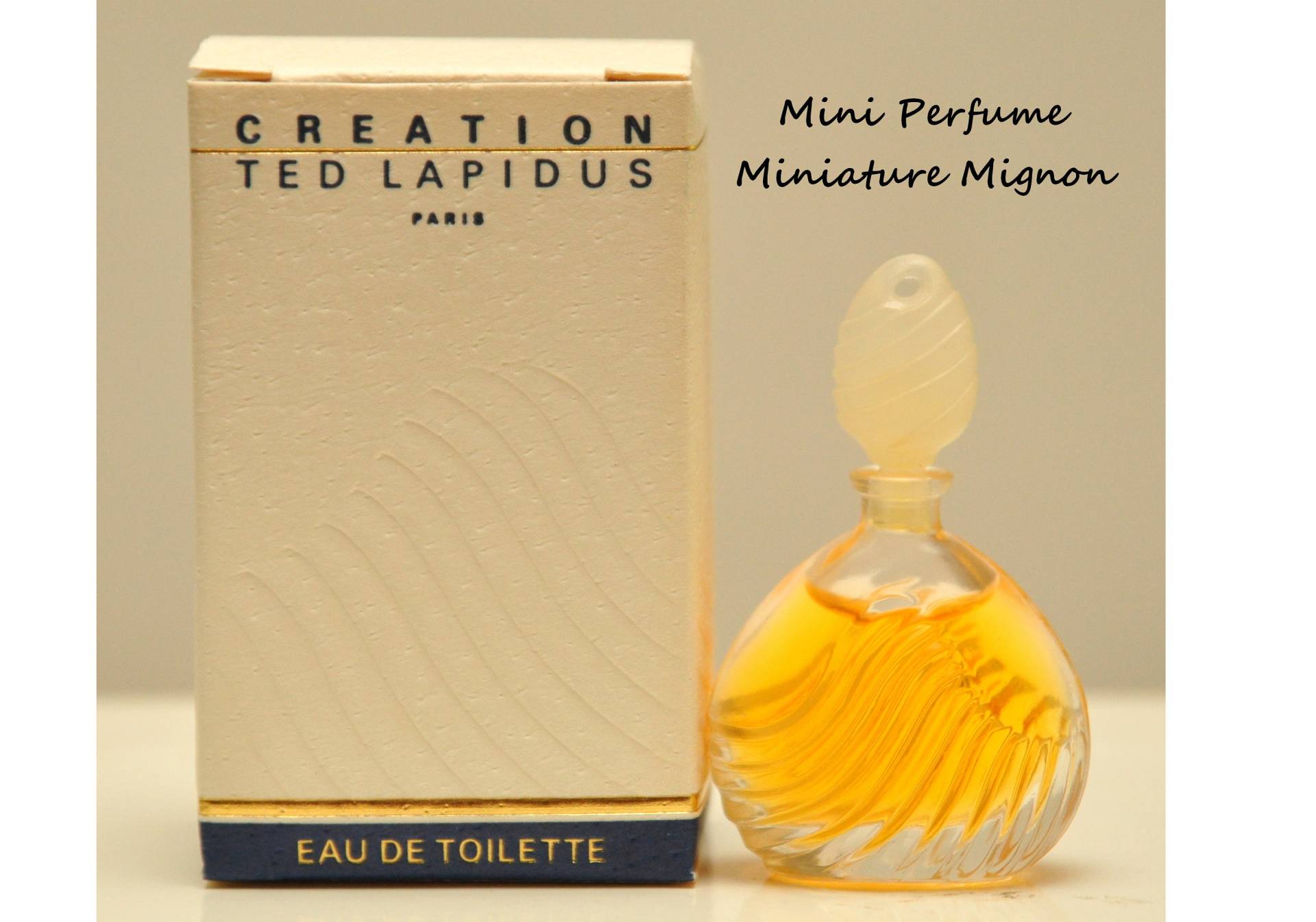 Ted Lapidus Creation Eau De Toilette Edt 4 Ml Miniature Splash Non Spray Damenparfüm Seltener Jahrgang 1984 von Etsy - YourVintagePerfume