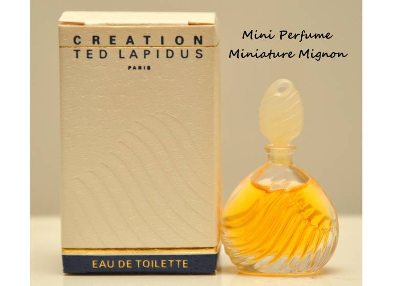 Ted Lapidus Creation Eau De Toilette Edt 4Ml Miniatur Splash Non Spray Damen Parfüm Selten Vintage 1984 von Etsy - YourVintagePerfume