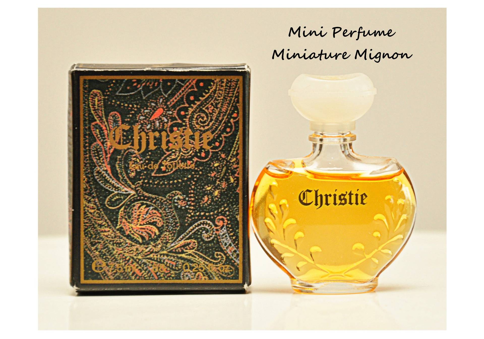 Veejaga Christie Eau De Toilette 7, 5 Ml Miniatur Splash Non Spray Damen Parfüm Selten Vintage 1982 von Etsy - YourVintagePerfume