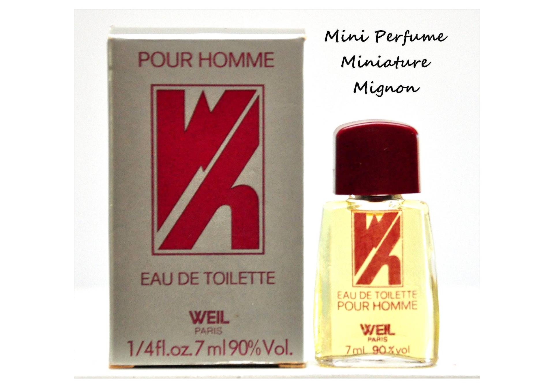 Weil Pour Homme Eau De Toilette Edt 7Ml Miniatur Splash Herrenparfüm Seltener Vintage 1980 Weil Pour Homme Eau De Toilette Edt 7Ml Miniatur Splash Herrenparfüm Seltener Vintage 1980 von Etsy - YourVintagePerfume