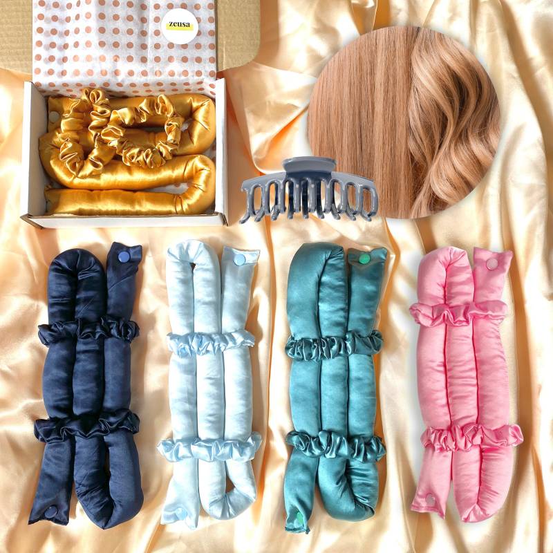 Heatless Curls Seidiges Lockenband Mit 2 Passenden Satin Scrunchies Und Einem Harmless Lockenwickler von Etsy - ZEAUSA