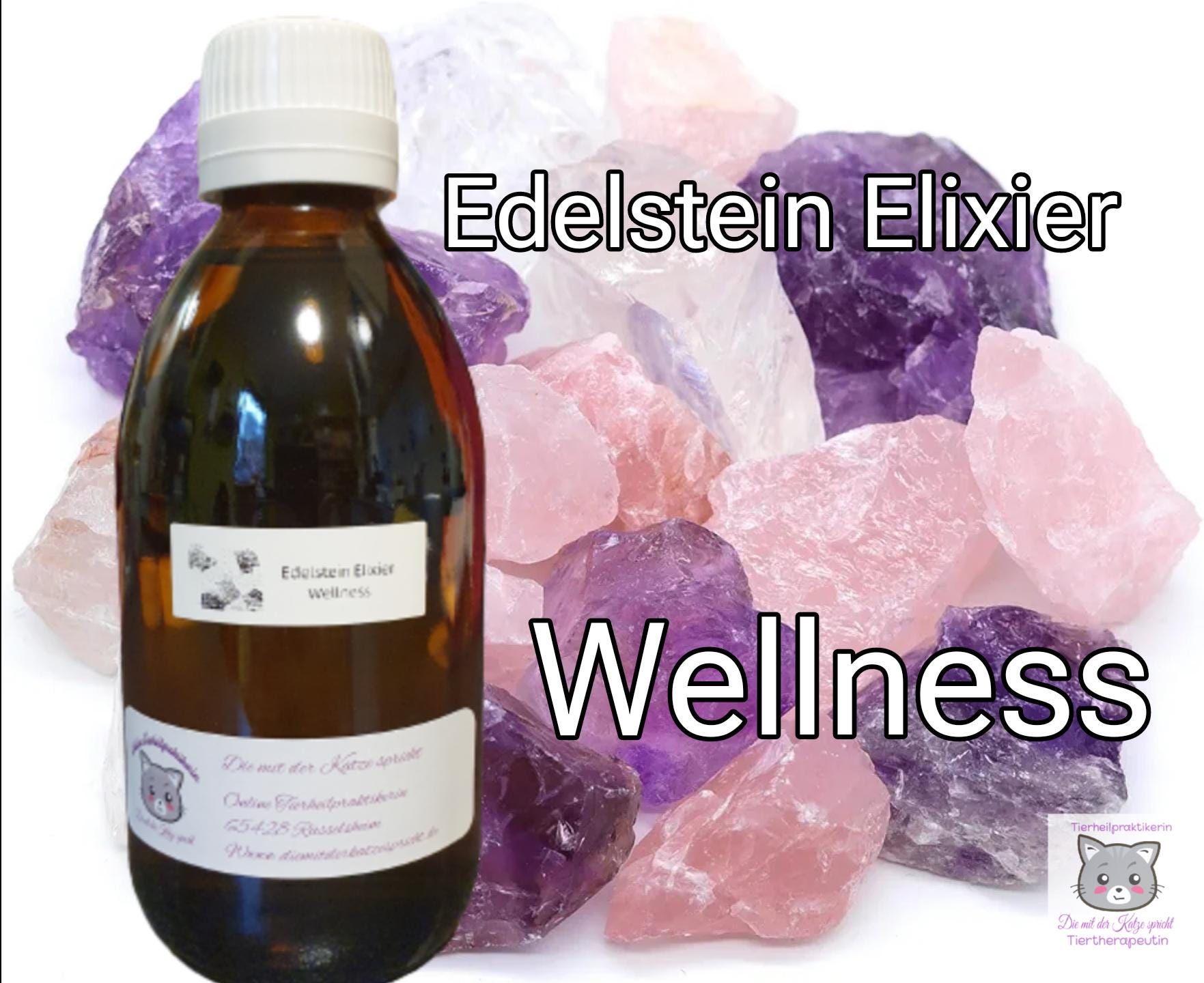 Edelstein Elixier Wellness Für Mensch Und Tier von Etsy - ZaubertruheShop