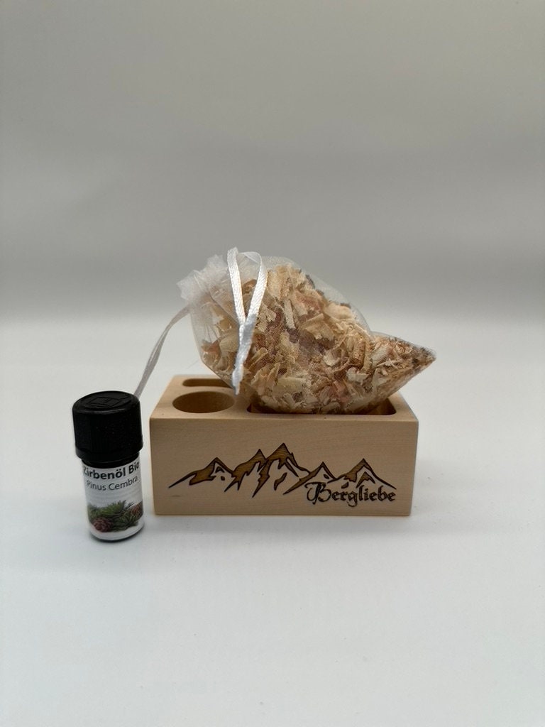 Zirbenduftbox Bergliebe Klein Mit Zirbenspäne Und 5Ml Bio-Zirbenöl - Geschenk Für Weihnachten Oder Geburtstage von Etsy - Zirbenvielfalt