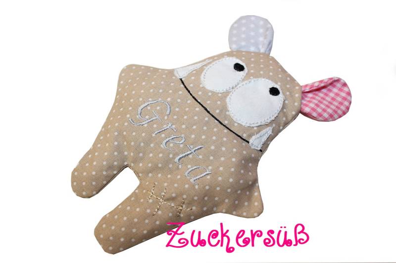 Kreiere Dein Kirschkernkissen " Kuschelmonster von Etsy - ZuckersuessDesign