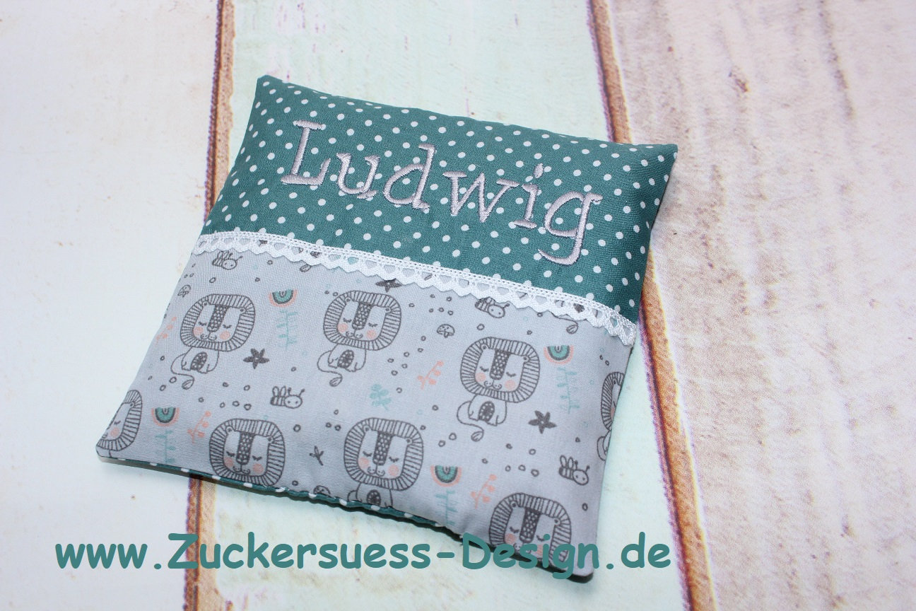 Kreiere Dein Kirschkernkissen Wärmekissen " Name" von Etsy - ZuckersuessDesign