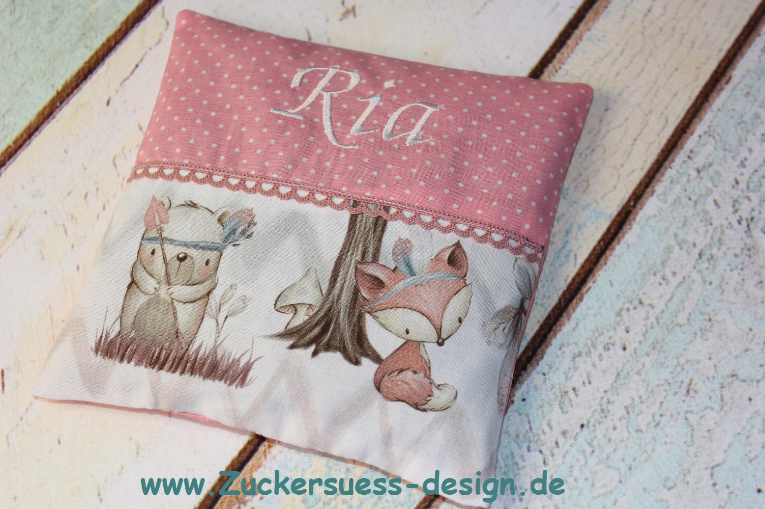 Kreiere Dein Kirschkernkissen Wärmekissen " Name" von Etsy - ZuckersuessDesign