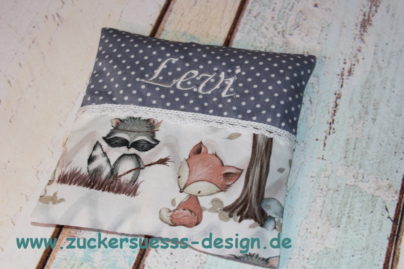 Kreiere Dein Kirschkernkissen Wärmekissen " Name" von Etsy - ZuckersuessDesign