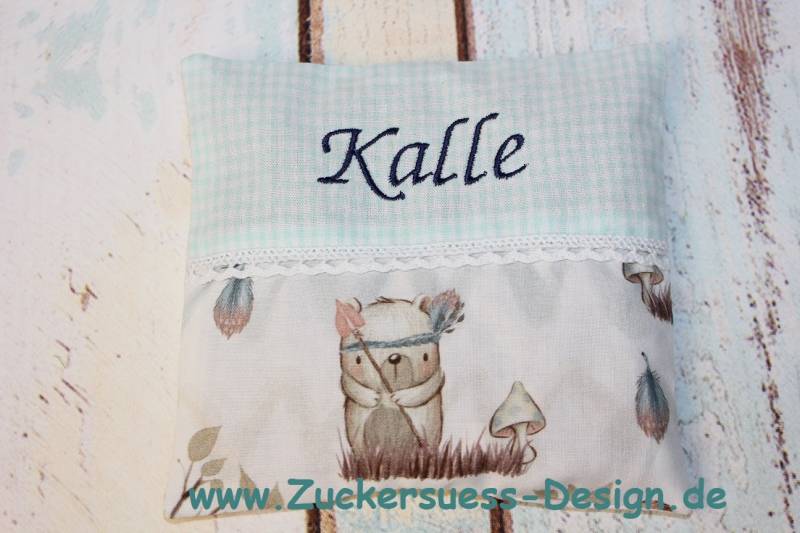 Kreiere Dein Kirschkernkissen Wärmekissen " Name" von Etsy - ZuckersuessDesign