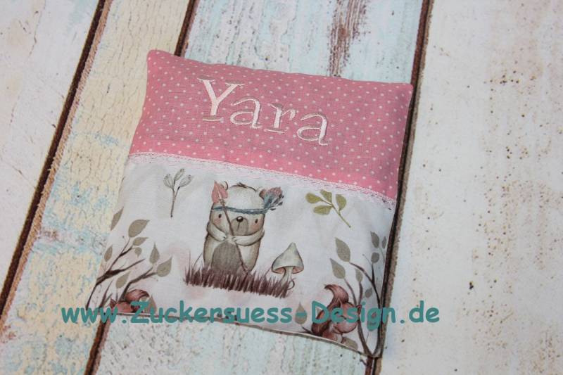 Kreiere Dein Kirschkernkissen Wärmekissen " Name" von Etsy - ZuckersuessDesign