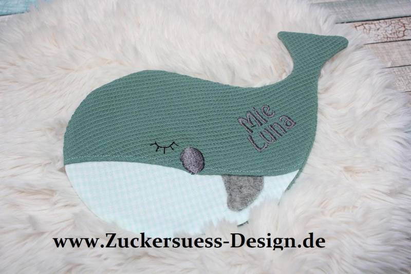 Kreiere Dein Schmusetuch " Kleiner Wal von Etsy - ZuckersuessDesign