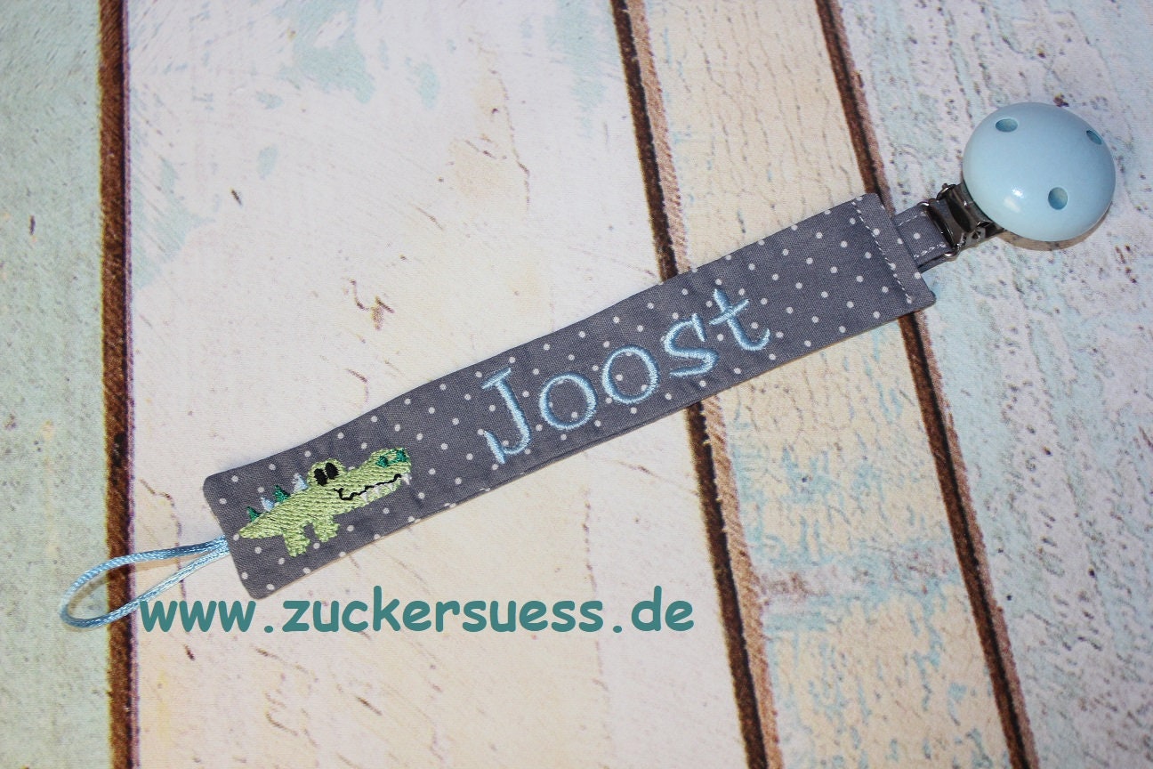 Kreiere Dein Schnullerband Mit Namen von Etsy - ZuckersuessDesign