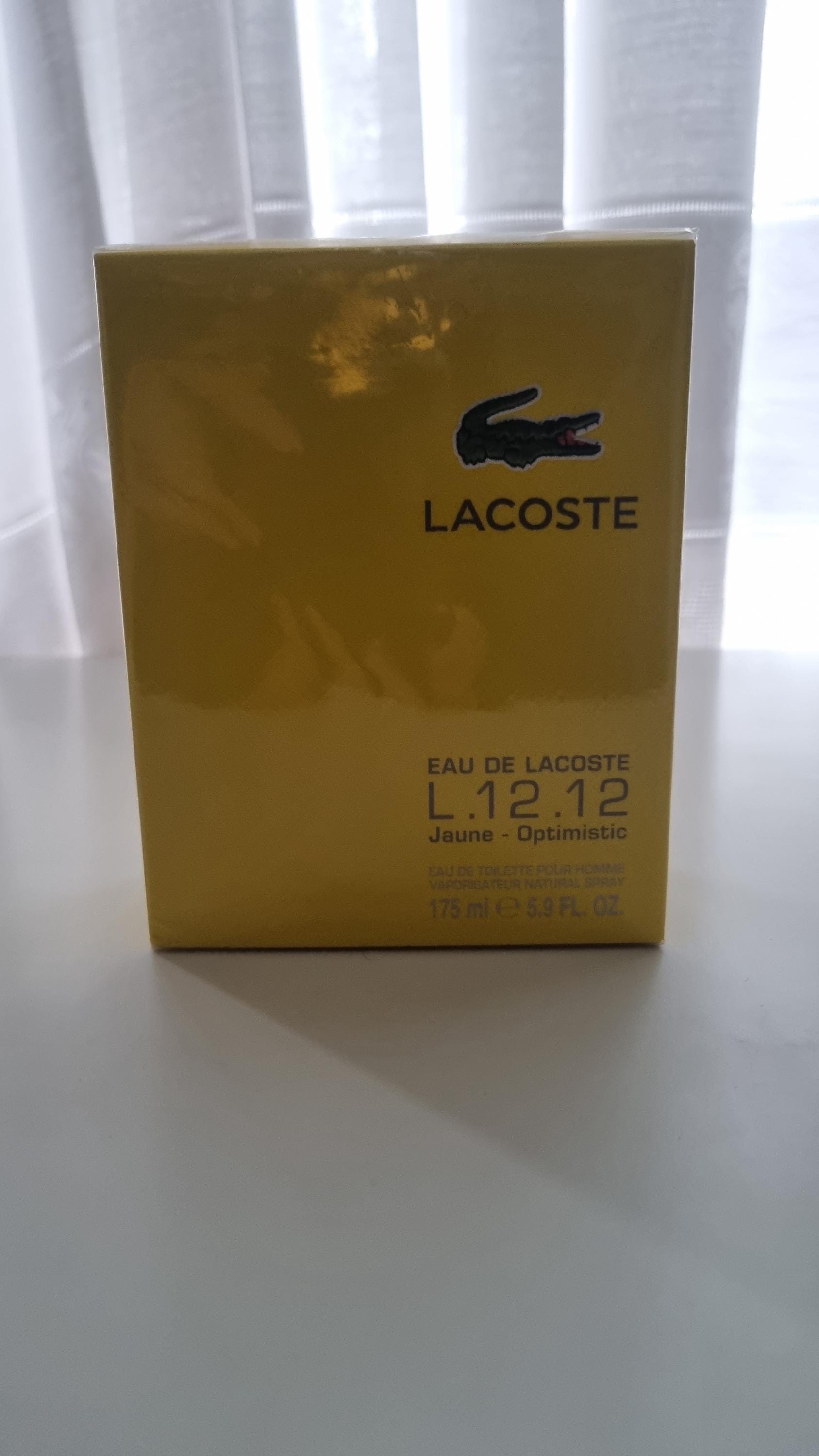 Lacoste Eau De L.12.12 Jaune Optimistic Toilette 175Ml von Etsy - aam0604