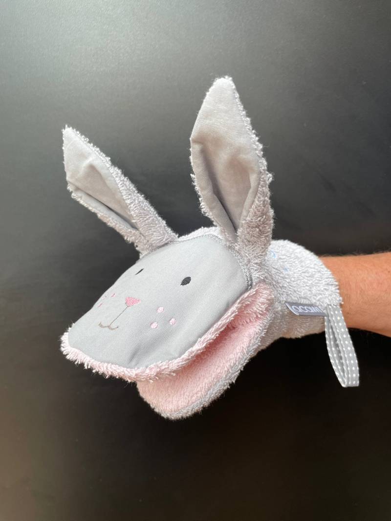 Hase, Spiel - Und Waschhandschuh/Personalisierbar von Etsy - acawi