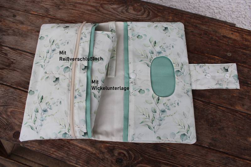 Art.nr.046 Windeltasche, Wickeltasche Xxl, Eukalyptusblätter von Etsy - antjos