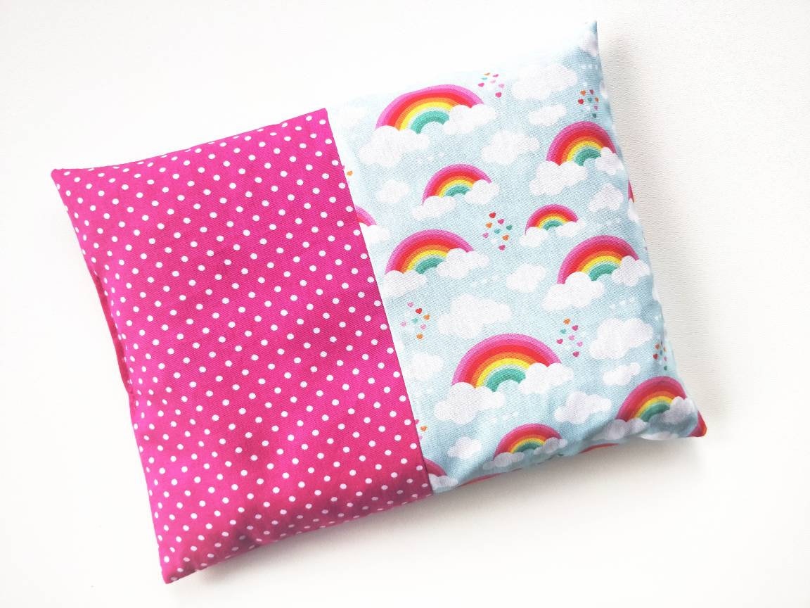 Kirschkernkissen, Wärmekissen, Punkte, Regenbogen von Etsy - atelierIZMA