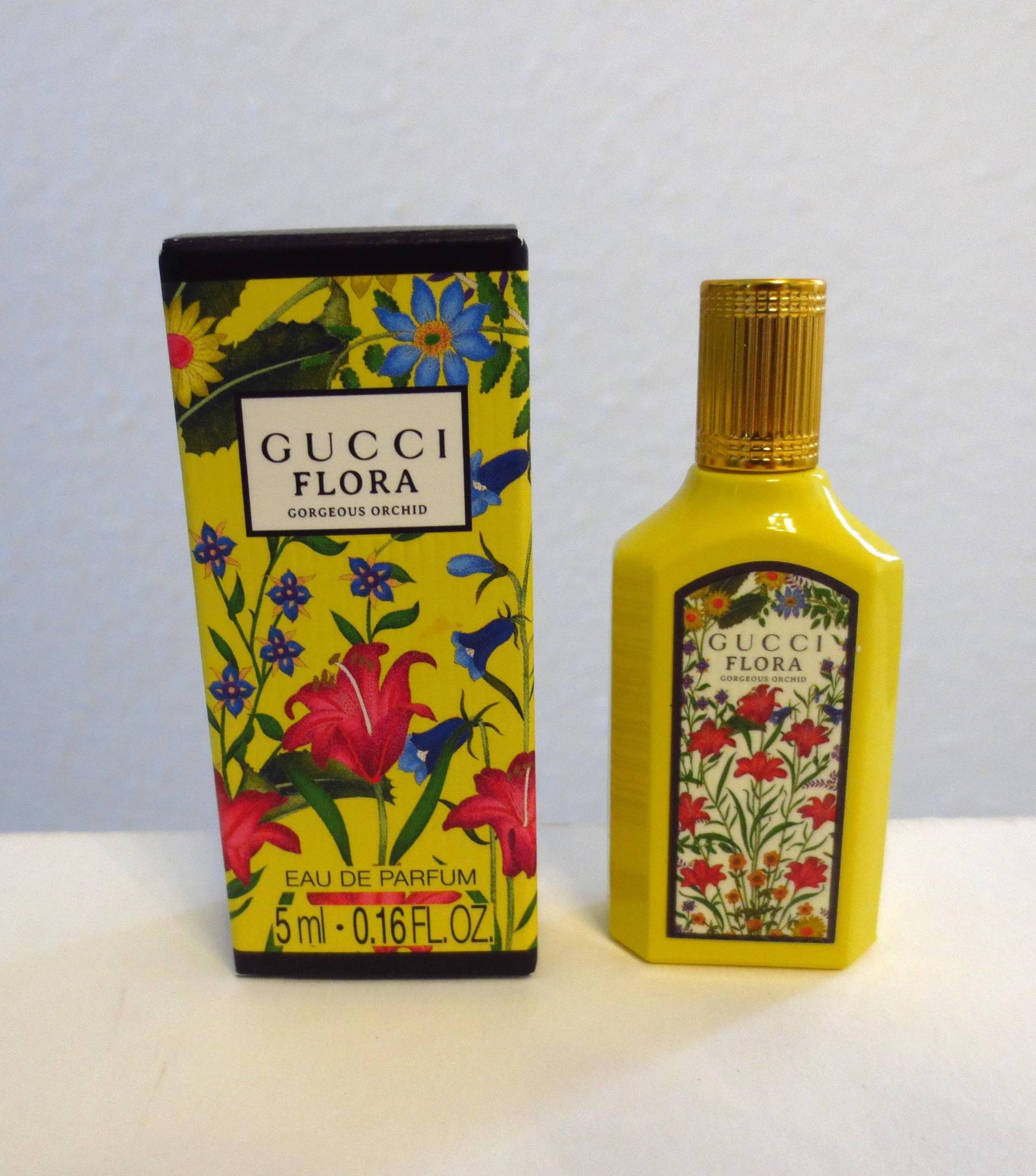 Miniatur-Sammlerstück Von Gucci Flora, Wunderschönes Orchideen-Eau De Parfum, 5 Ml/Mini-Flasche 0, 16 Unzen von Etsy - austrianneAT