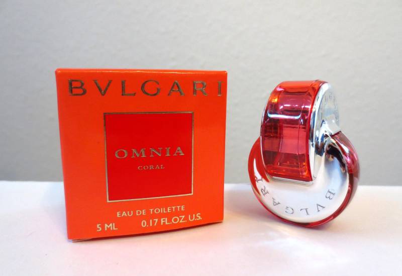 Sammelbares Miniatur-Eau De Toilette Omnia Coral Von Bulgari, 5 Ml - Mini-Flasche 0, 17 Unzen von Etsy - austrianneAT