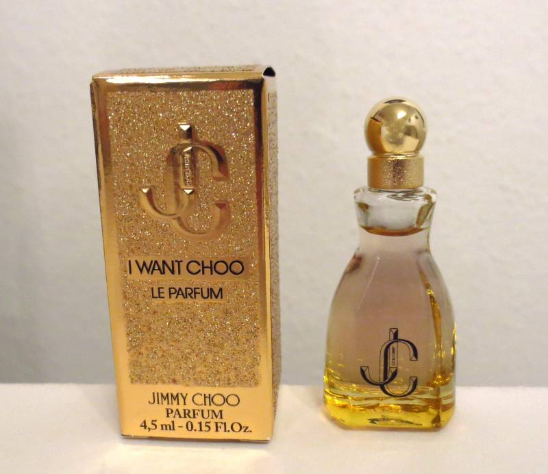 Sammlerminiatur I Want Choo Le Parfum Jimmy Choo Parfüm 4, 5 Ml - Mini-Flasche 0, 15 Oz von Etsy - austrianneAT