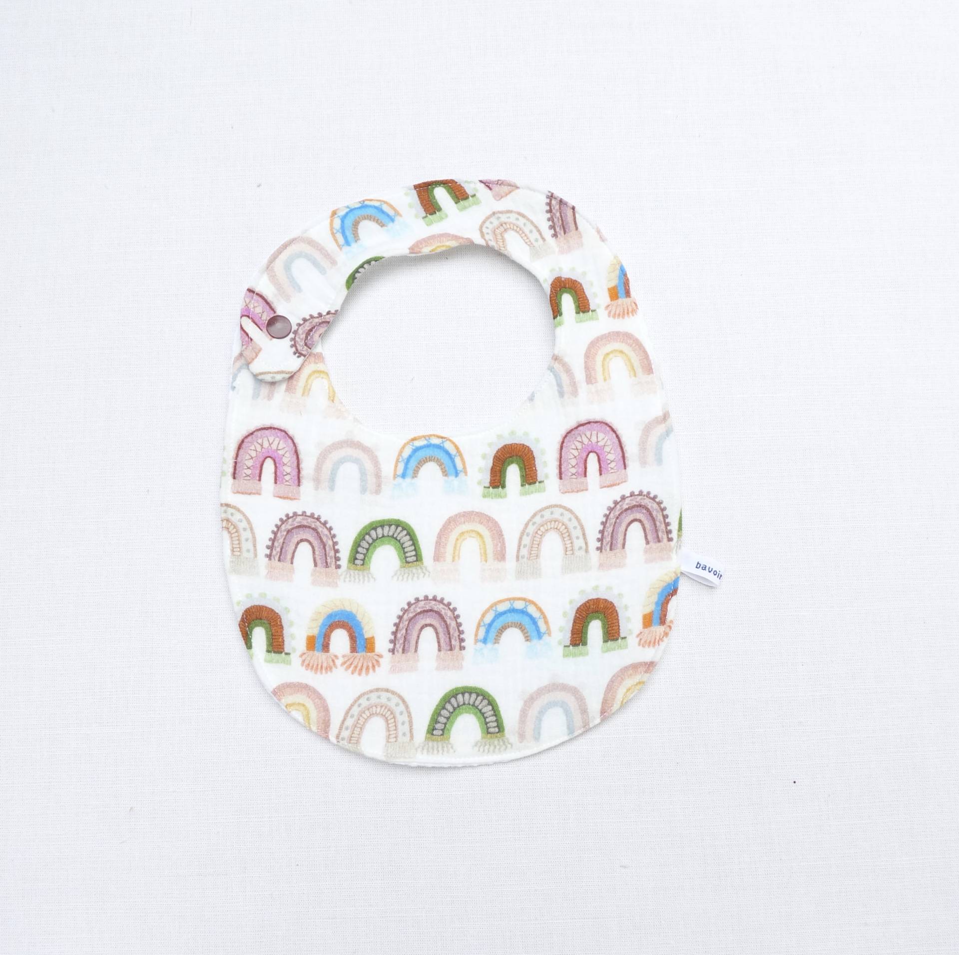 Baby-Lätzchen 0/24 Monate, Originelles Geburtsgeschenk in Doppelter Gaze-Windel-Geburtsliste von Etsy - bavoirsetcie