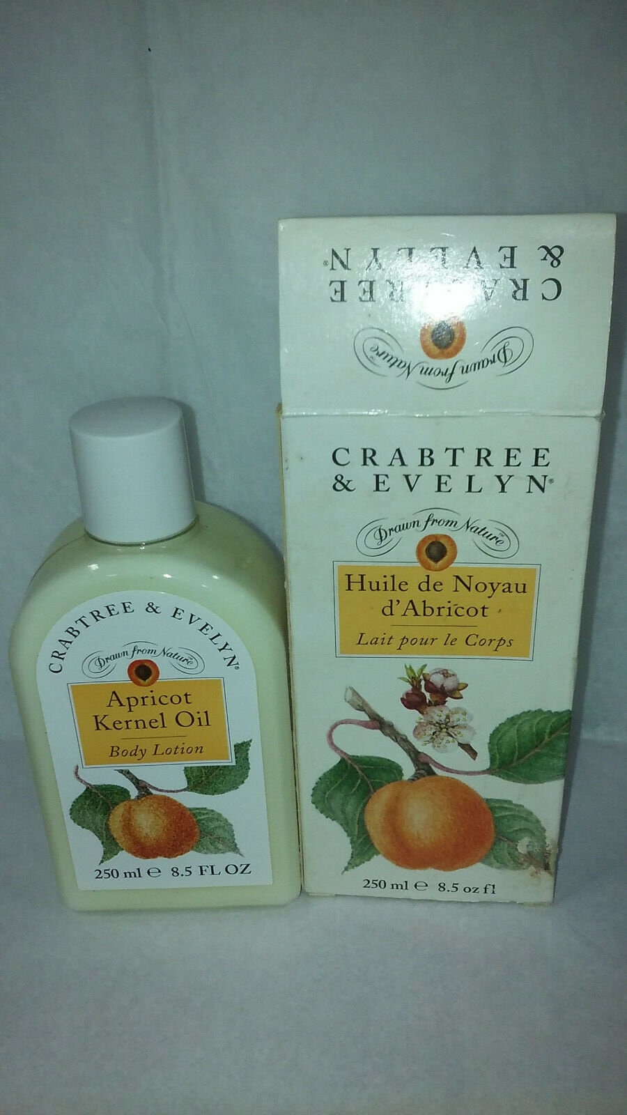 Crabtree Evelyn Apricot Kernel Oil Bath Gel 10, 6 Oz Mit Box von Etsy - belfontantiques