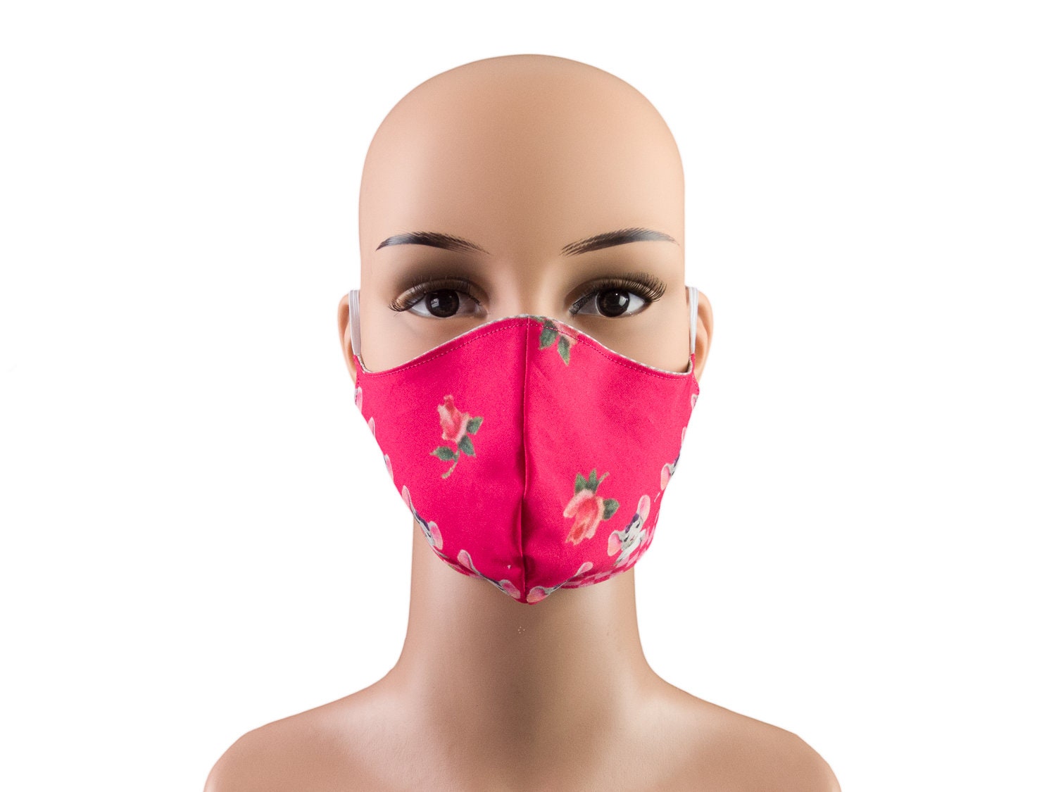 Damen-Maske - Mäuse Vichykaro Rot Wendemodell 2 in 1 Behelfsmaske Mund-Nase-Bedeckung Alltagsmaske Gesichtsmaske Baumwolle Waschbar von Etsy - bettinabruder