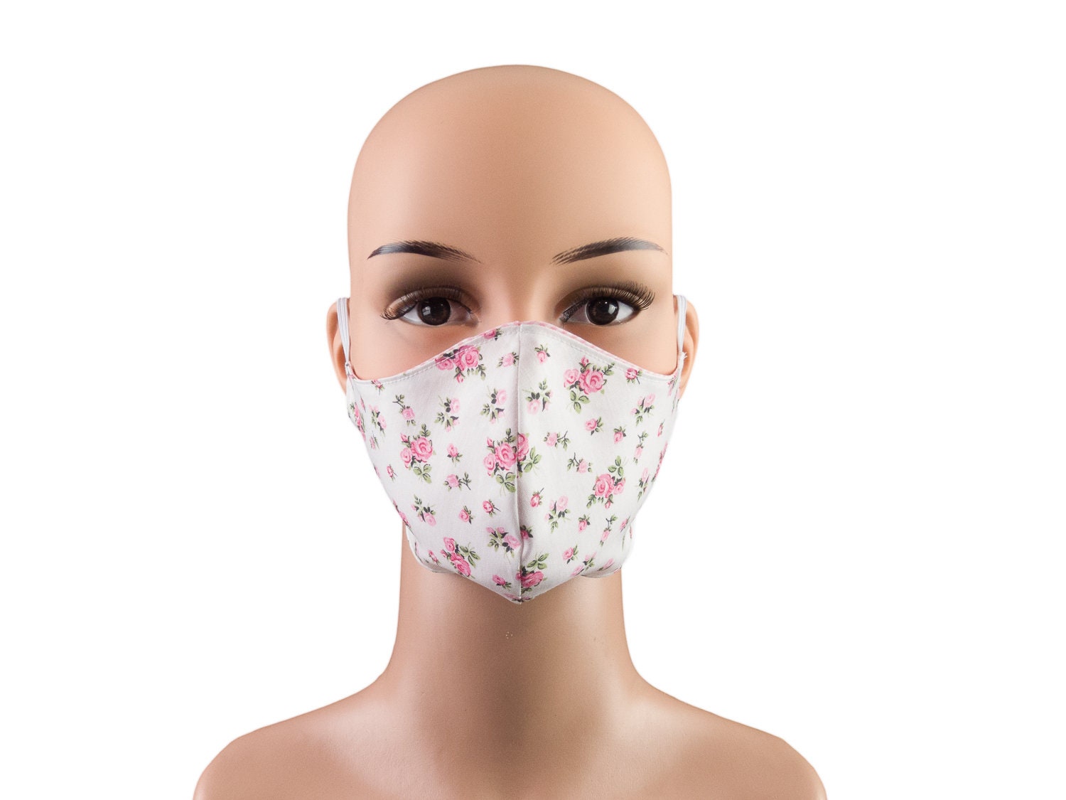 Damen-Maske - Rosen Blumen Vichykaro Wendemodell 2 in 1 Behelfsmaske Mund-Nase-Bedeckung Alltagsmaske Gesichtsmaske Baumwolle Waschbar von Etsy - bettinabruder