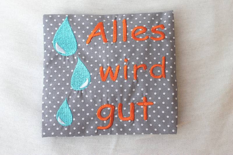 Wärme/Kühl-Kissen-Tasche Auapad Alles Wird Gut von Etsy - biclalo