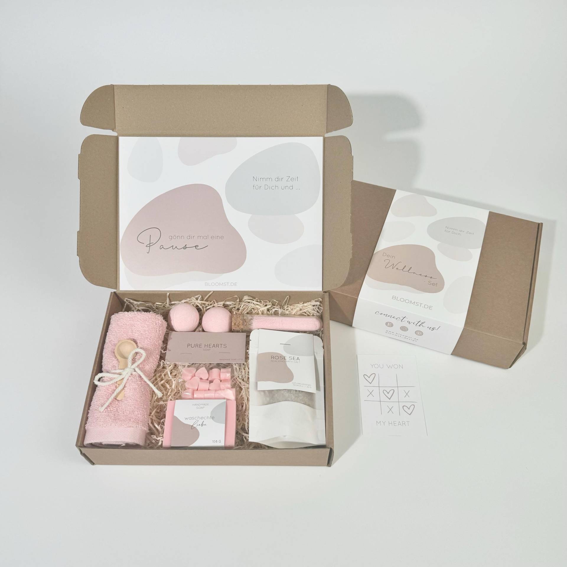 Wellness Geschenkbox Rosa | Geschenkset Lieblingsmensch Spa & Für Frauen Wohlfühlbox Geburtstag Muttertag Valentinstag von Etsy - bloomstdesign