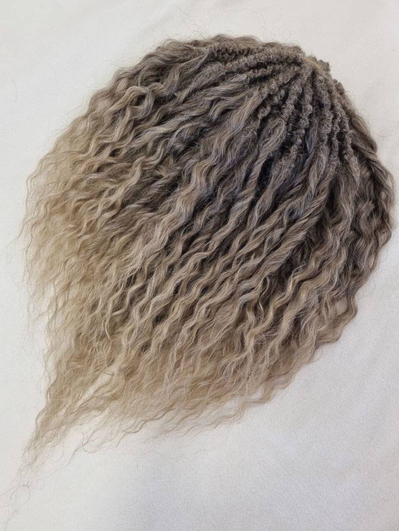 Push Up Curls Lockige Gehäkelte Kalte Braune Ombre Dreads von Etsy - byBraid