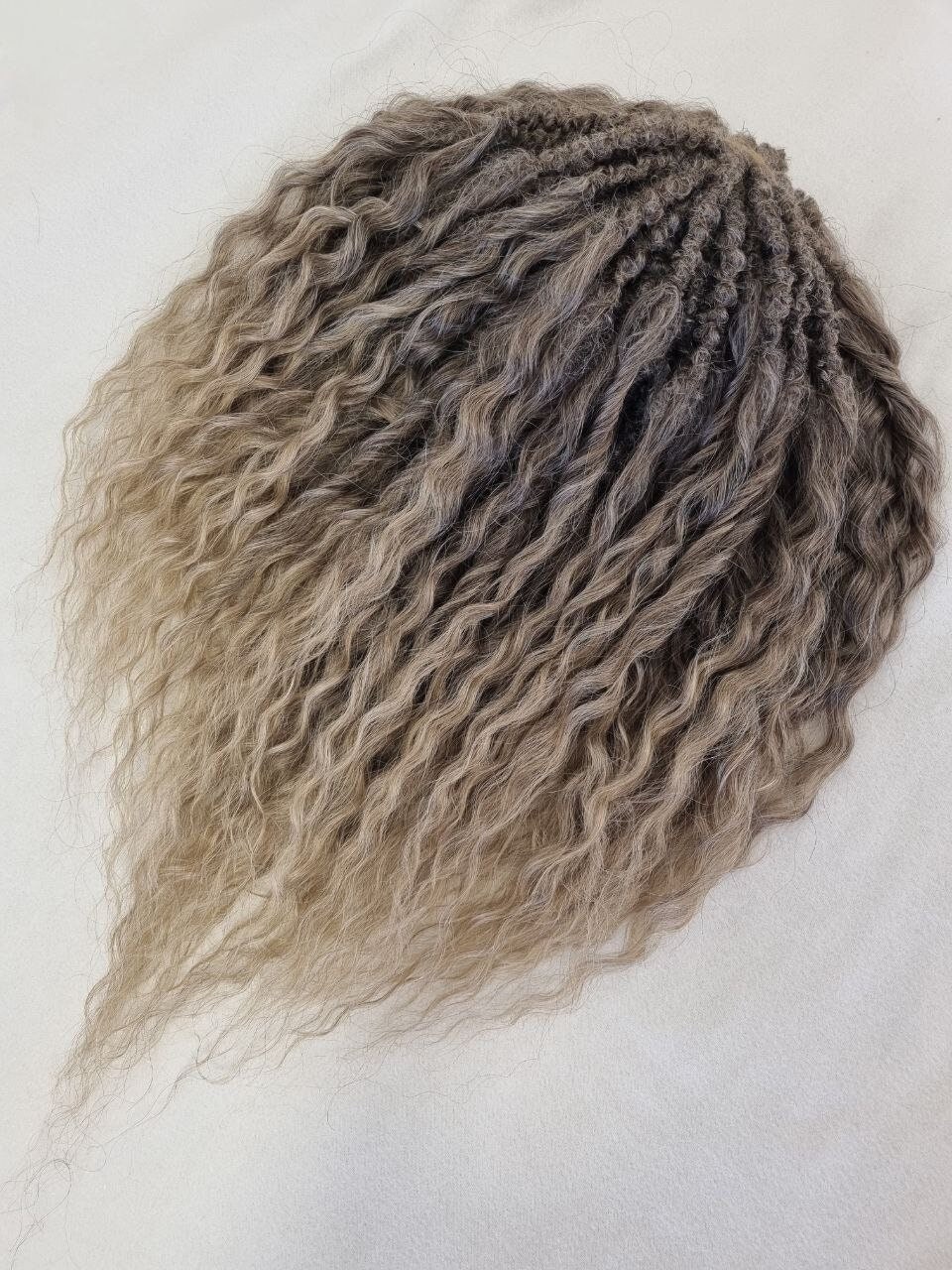 Push Up Curls Lockiges Häkeln Öffnen Kaltes Braun Ombre Dreads Gewellte Locken Doppelendige Lange Haare Boho von Etsy - byBraid