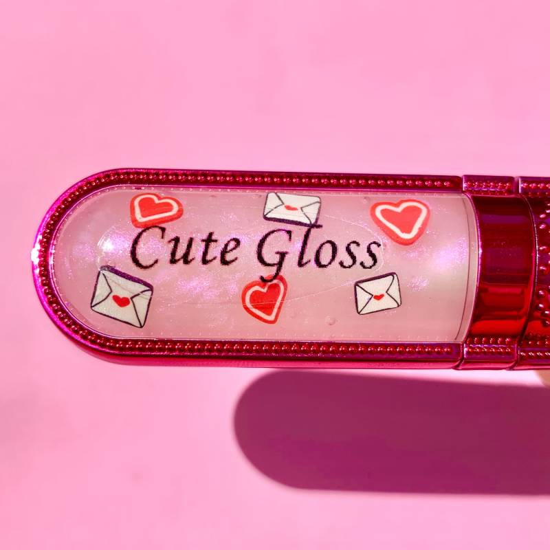 Love Letter Gloss - Süßer Lipgloss Glänzend Damen Make-Up Beauty Kosmetik Lippen Rosa Geschenke Mädchen Y2K Lipbalm Geschenkset Für Ihren von Etsy - cutebeautystore