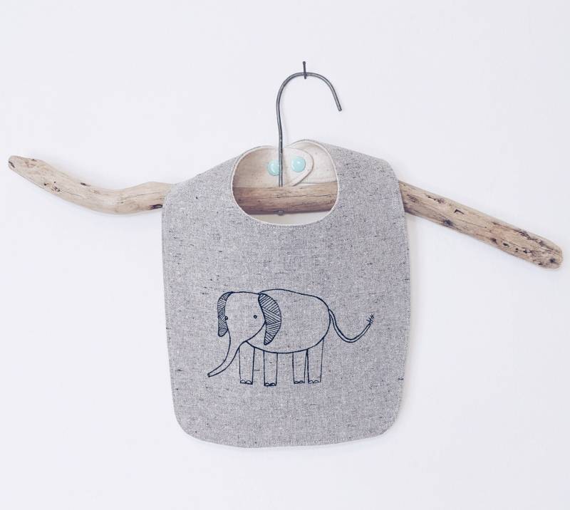 Lätzchen, Bio Baby Elefant von Etsy - downhomeamy