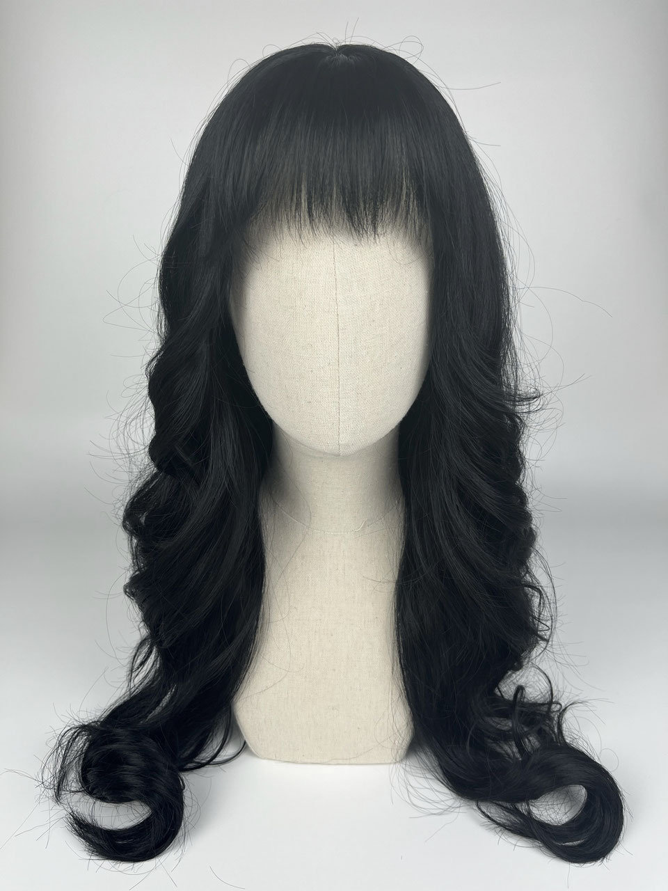 Easy Wear Wig/Glueless Natürliche Perücke The Ebony Maid Pony-styling Deep Tiefes, Klares Schwarz Clean Black #curls #pony von Etsy - dragmaiditup