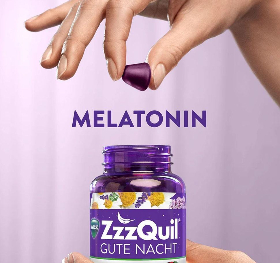 Zzz Quil Gute Nacht Melatonin 60=>Tablets - Natürlich Schneller Einschlafen von Etsy - easyFarma