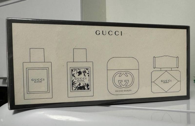 Gucci Miniaturen Set Neujahr in Folie Verpackt Mit Begrenzter Verfügbarkeit von Etsy - elensfragrance