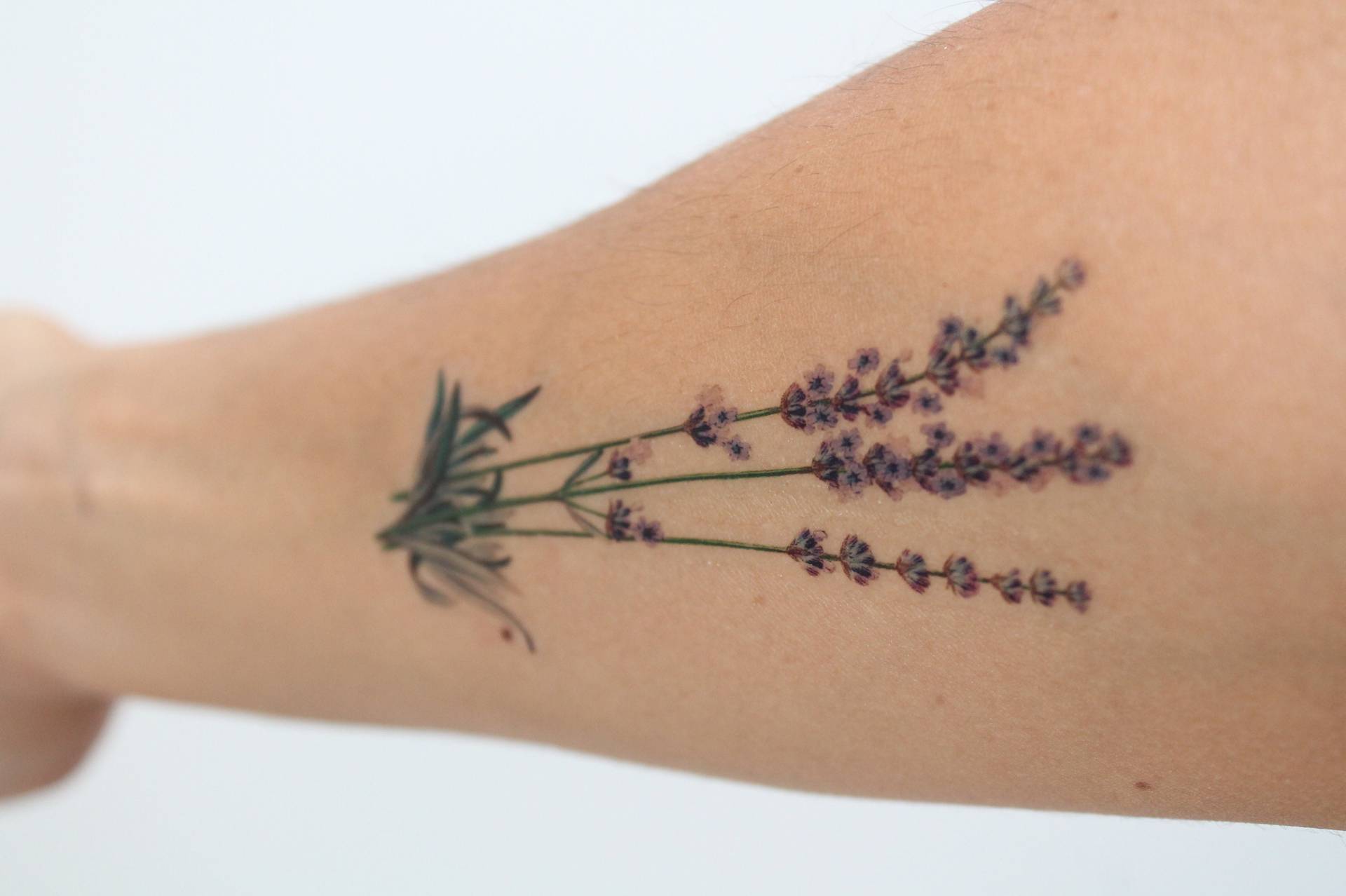 2 Temporäre Lavendel-Tattoos 2 Temporäre Lavendel-Tattoos von Etsy - encredelicate