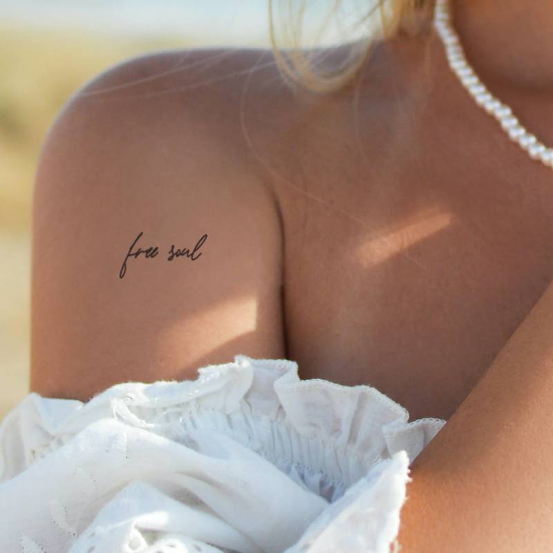 Free Soul Temporäres Tattoo | 3Er-Set von Etsy - encredelicate