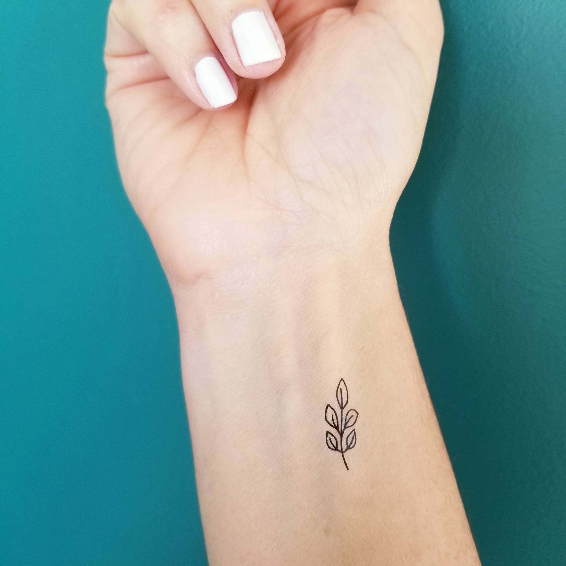 Temporäre Tattoos Mit 2 Blättern von Etsy - encredelicate