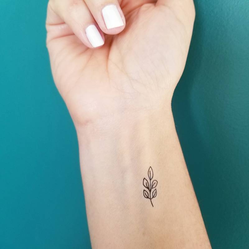 Temporäre Tattoos Mit 2 Blättern von Etsy - encredelicate