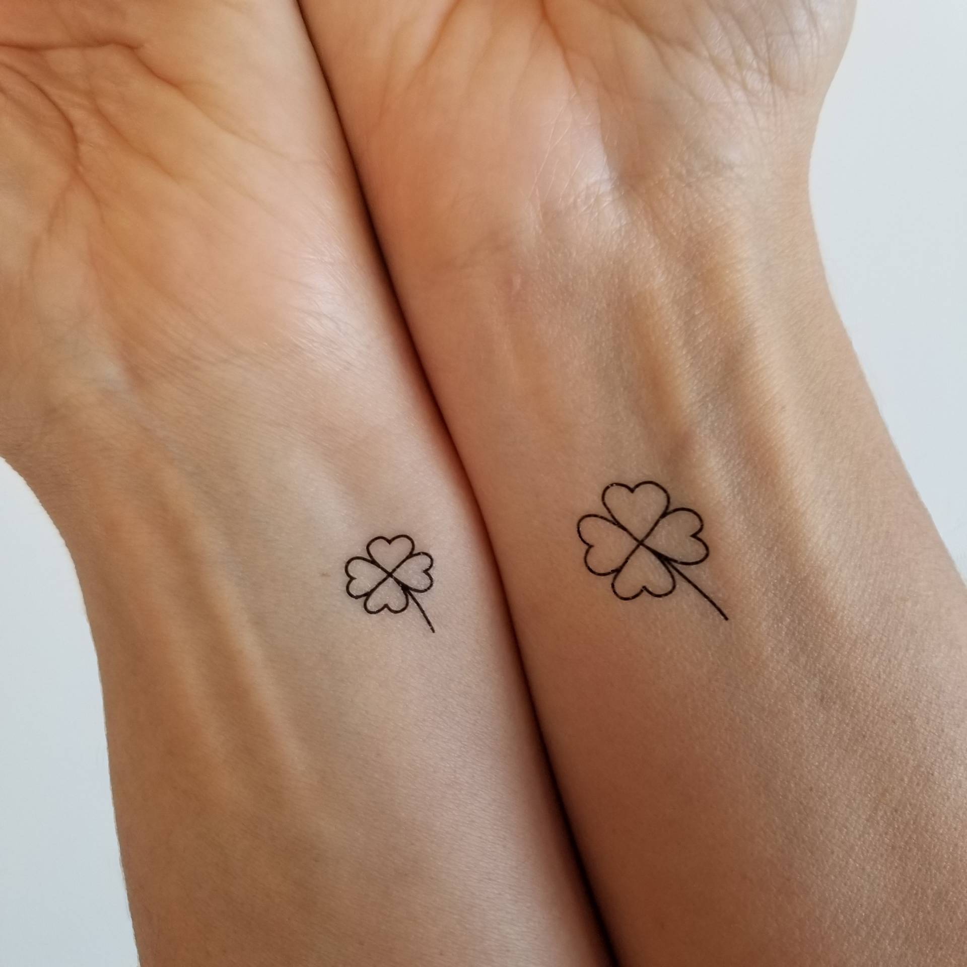 Temporäres Kleeblatt-Tattoo | 3 À 2Er-Sets von Etsy - encredelicate