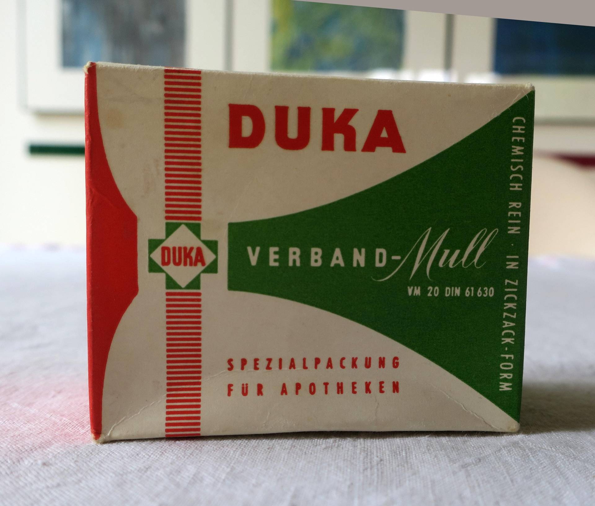 Vintage Sammler Verbandmull Duka in Ovp, Oldtimer Verbandmaterial Vintage Sammler Verbandmull Duka in Ovp, Oldtimer Verbandmaterial von Etsy - etage4vintage
