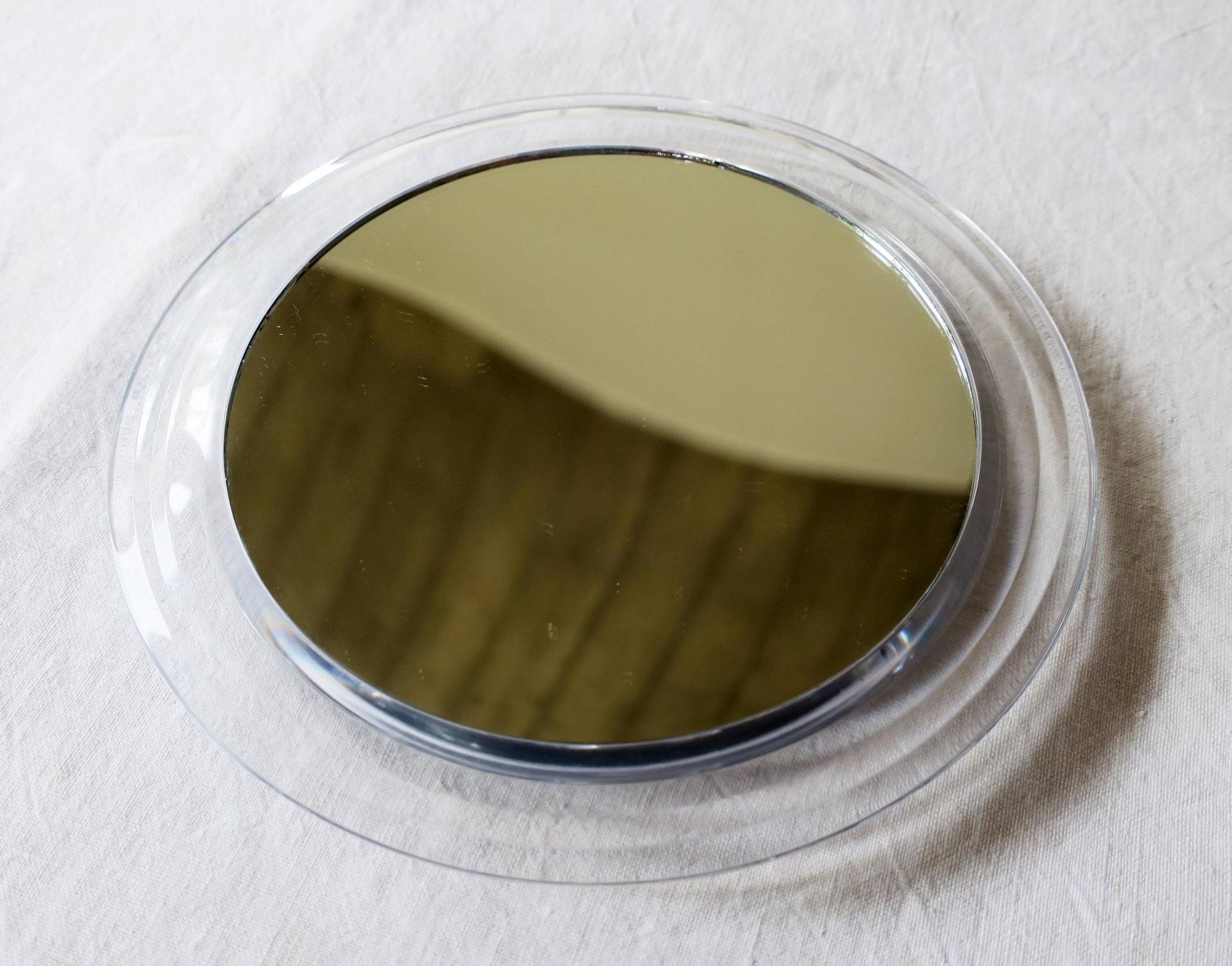 Vintage Vergrößerungsspiegel Runder Schminkspiegel Vintage Vergrößerungsspiegel Runder Schminkspiegel von Etsy - etage4vintage