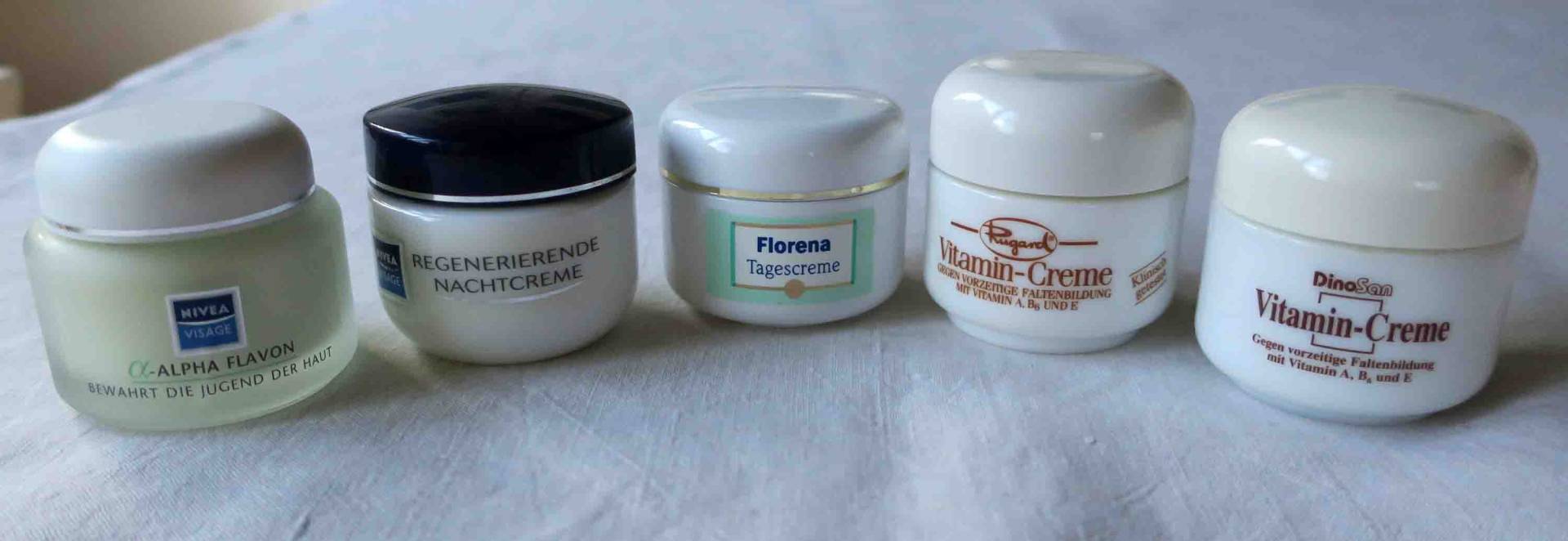 Vintage Verschiedene Cremetöpfchen Von Nivea Florena Rugard Dinoplus von Etsy - etage4vintage