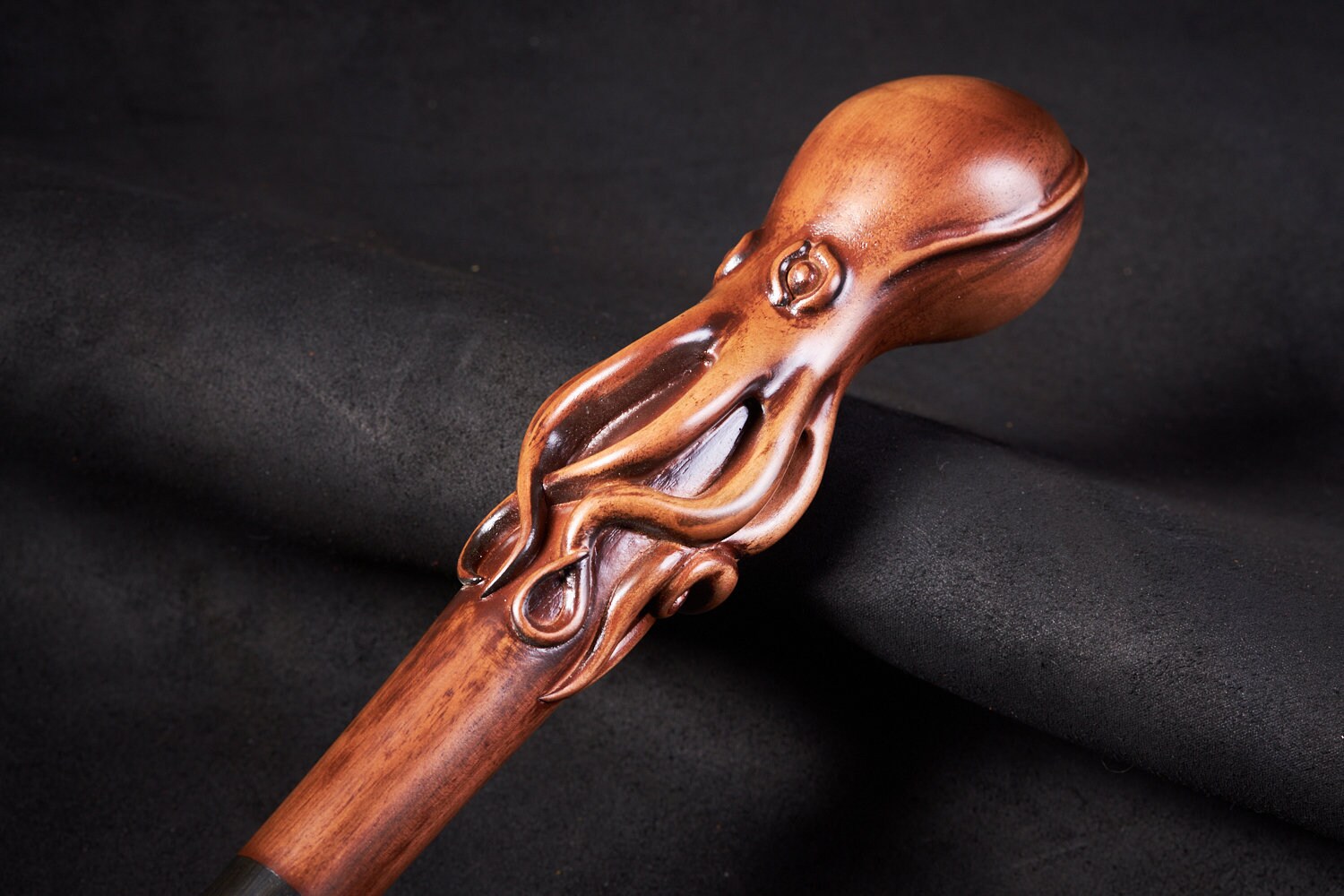 Octopus Walking Stick Cane Handgefertigter Holzstab Hohe Qualität Einzigartig von Etsy - exclusive1souvenirs