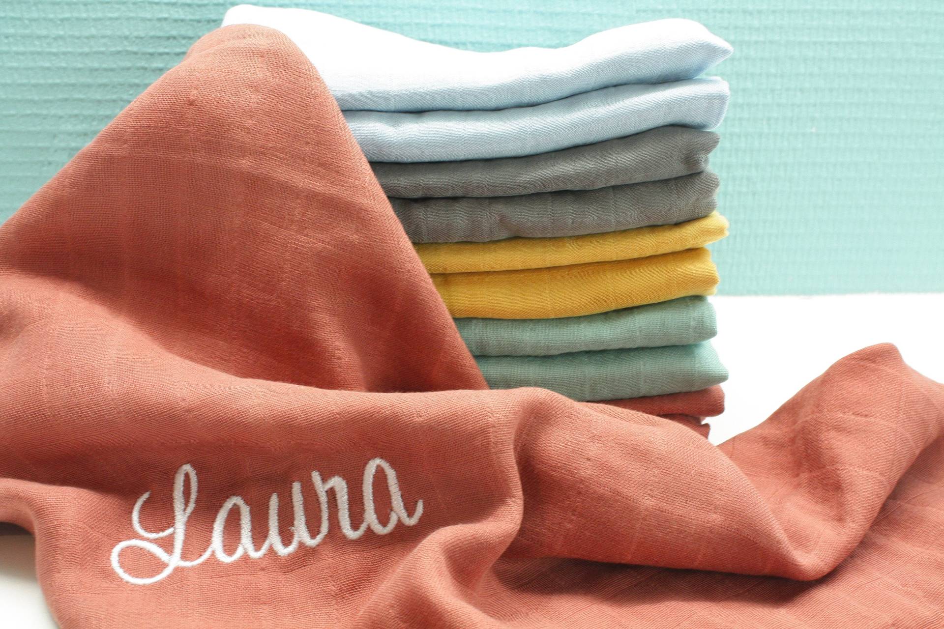 Baby Schmusetuch Mit Namen Windel Mulltuch Baby Schmusetuch Mit Namen Windel Mulltuch von Etsy - fadentaenzerin