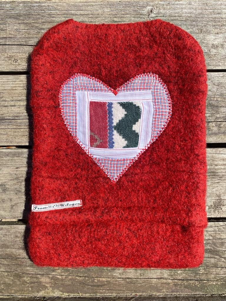 Wärmflaschenbezug "Heart" von Etsy - fromSOMItoYou